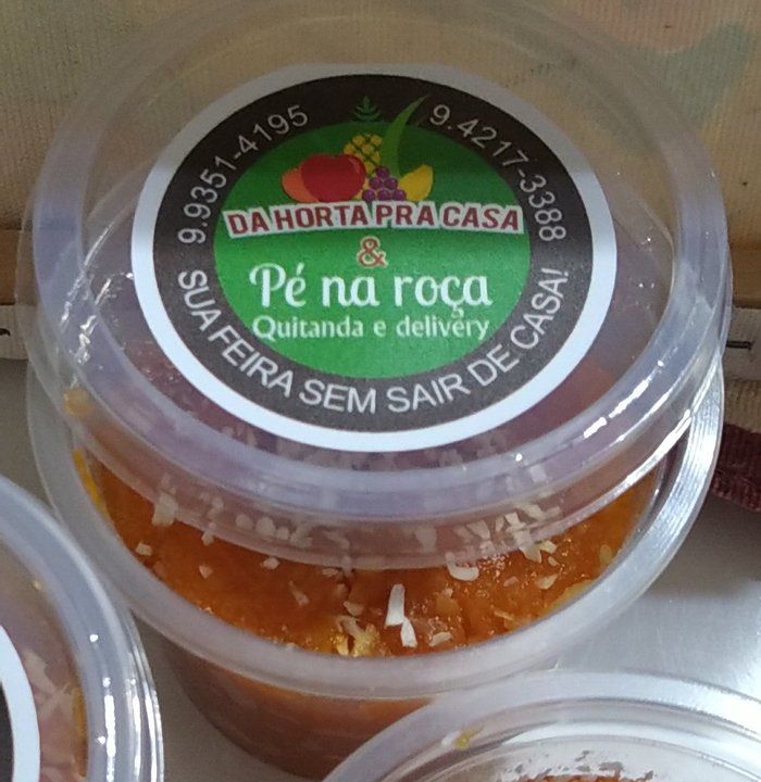 Da Horta Pra Casa - Quitanda e Delivery - Doce de abóbora com coco