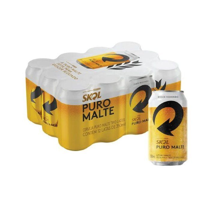 Empório da cerveja - bebidas em geral - Skol puro malte
