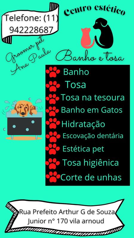 banho e tosa Ana Paula - banho e tosa - banho e tosa