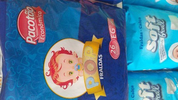 Fraldas e pantufas da Juh - Fraldas - Mega Pop (Capricho)
