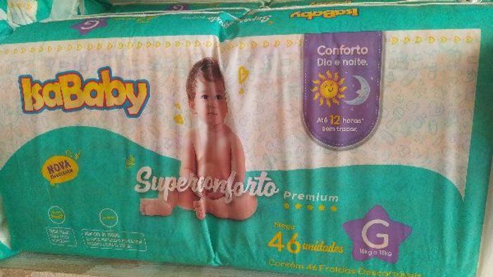 Fraldas e pantufas da Juh - Fraldas - IsaBaby Mega
