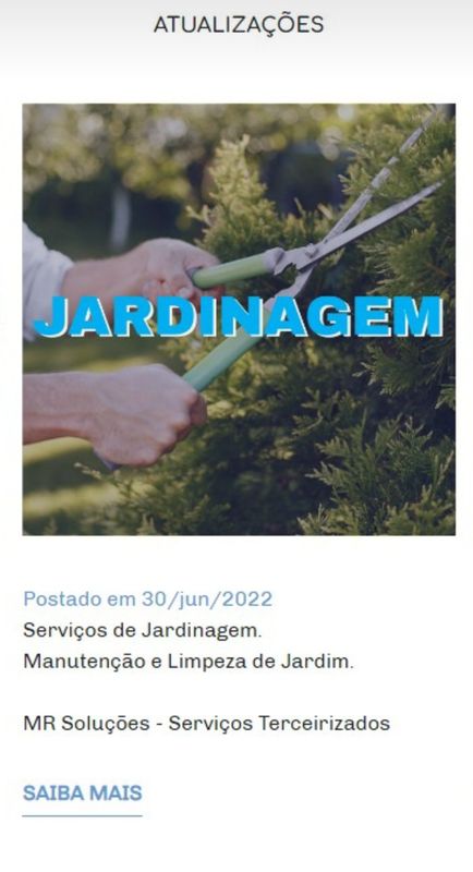 MR solucçôes em servicos diarios - serviços para casa - JARDINAGEM