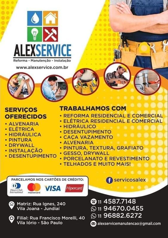 alexservice - serviços para casa - vistoria