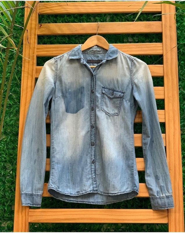Desapegos com AMÔ - moda - Camisa Jeans