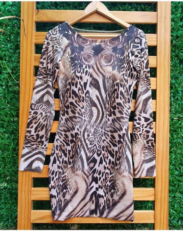 Desapegos com AMÔ - moda - Vestido Animal Print