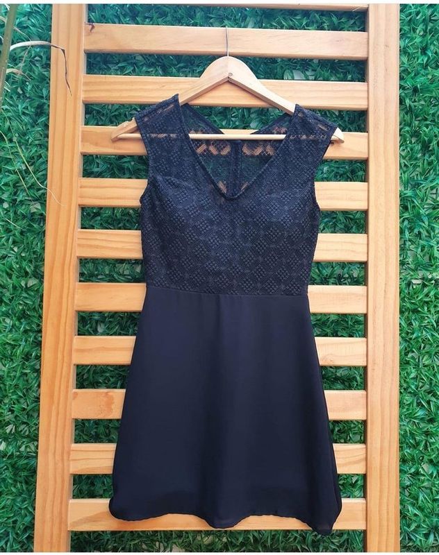 Desapegos com AMÔ - moda - Vestido Festa Preto