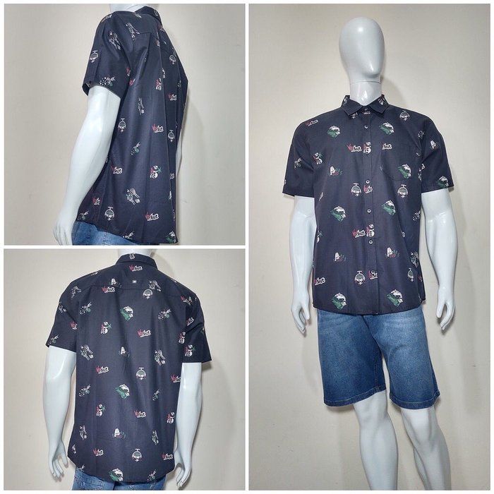 Los Angeles Surf - moda masculina - Camisa Lost Manga Curta Original Novo