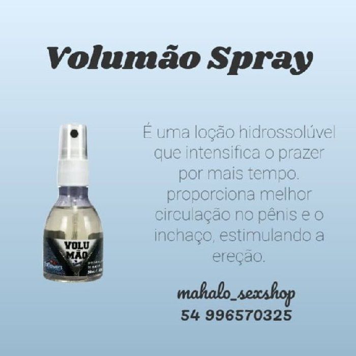 Mahalo - marketing & vendas - Volumão spray