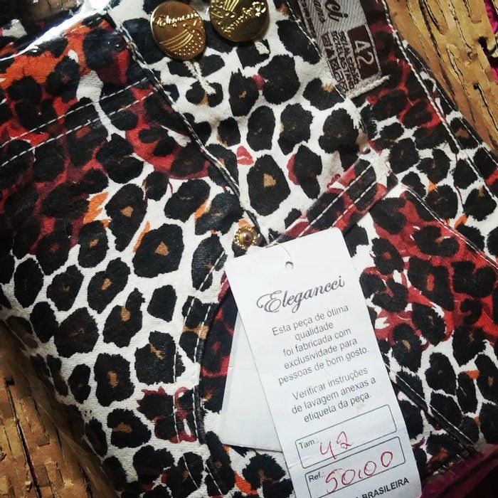 Roupa no K.bide - Bres'Loja - Calça Animal Print