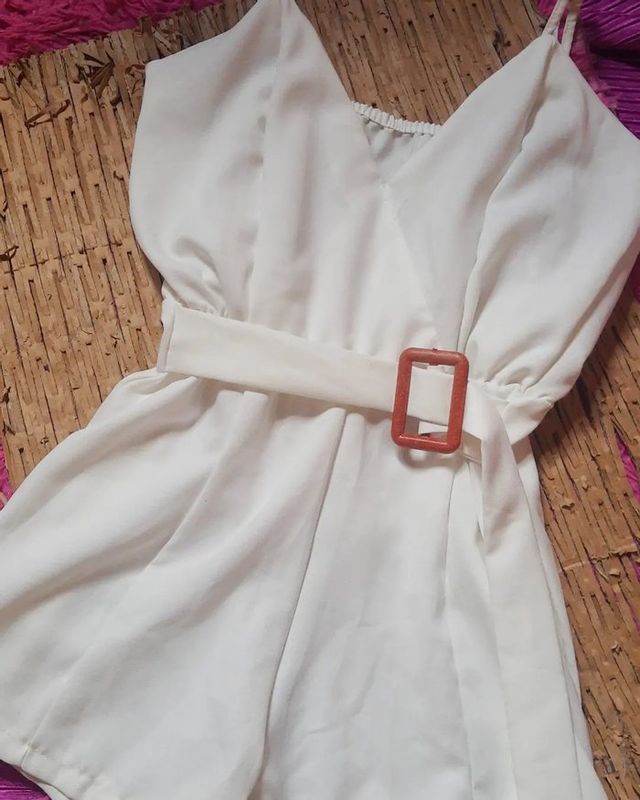 Roupa no K.bide - Bres'Loja - macaquinho White