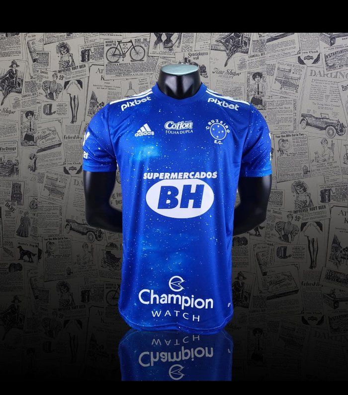 Stor_emarcas - Camisas,conjuntos,uniformes espirtivos - Camisa Cruzeiro 21/22
