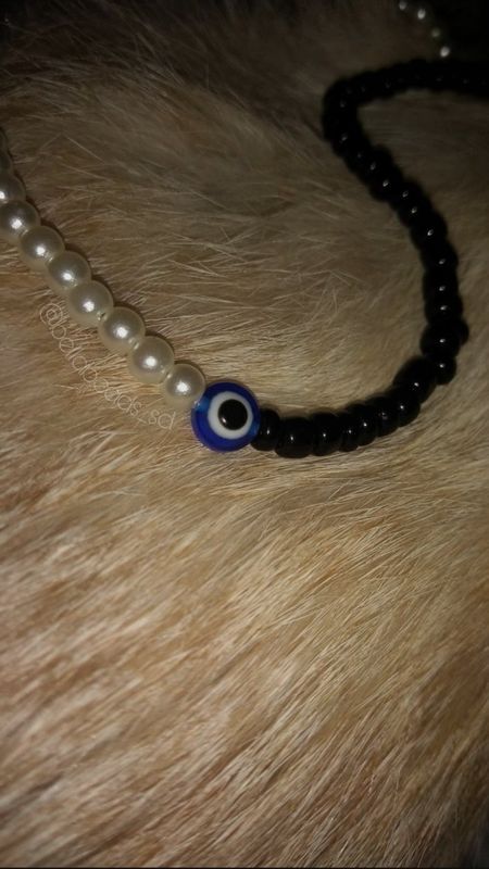 Bellabeads_sd - Artesanatos & Resina - Colar olho grego 🧿