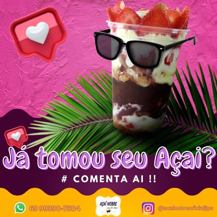 Jota Design - Social Media - Açai