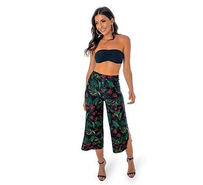 Amanda Rachel Fraga - Representante da Beleza - Calça Fenda Demillus