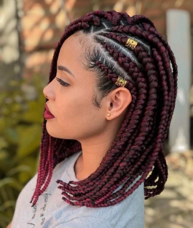 Mana's Afro Braids - tranças e penteados - box braids chanel