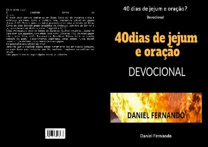 Livro: O preço da desobediência  - Vendas física e online. - 40 dias de jejum e oração 