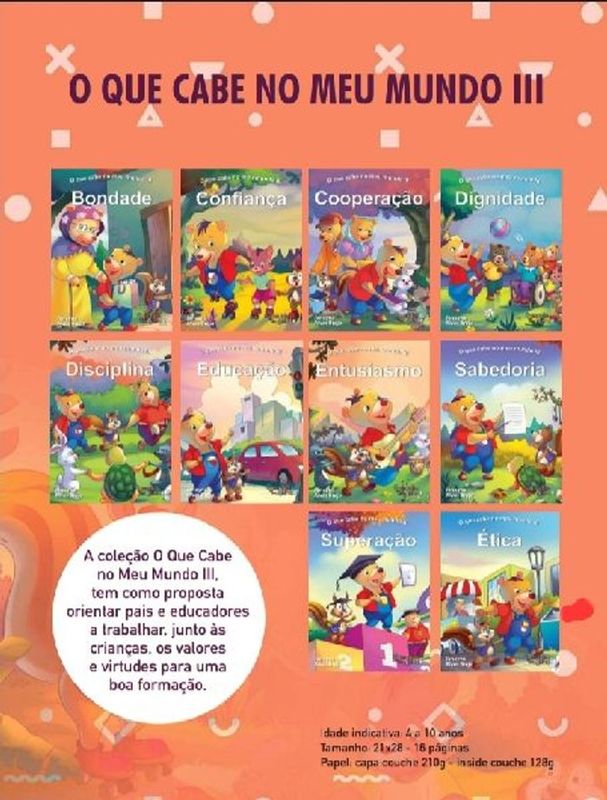 Minha leitura - Vendas On-line de livros - Coleção O que cabe no meu mundo Vol III Coleção com 10 títulos