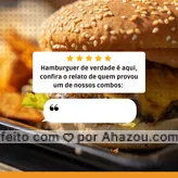 E você está pronto para provar um verdadeiro burger? Entre em contato com a gente e peça já o seu lanche.  #gastronomia #ahazoutaste #depoimento  #hamburgueria  #burger 