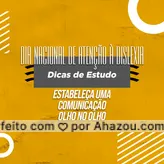 Ao estabelecer uma comunicação com um aluno disléxico é sempre bom manter o olhar direto a ele e não parecer disperso, isso ajudará a enriquecer e favorecer a comunicação. 📚 
16 de novembro - dia nacional de atenção à dislexia
#AhazouEdu #educação #aulaparticular #professorparticular #dicasdeensino