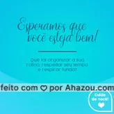 Esses dias estão mais complicados mas não deixe a peteca cair, cuide de você, assim você está cuidado de todos!? #todosjuntos # saúdemental #ahazousaúde #bandbeauty #quarentena #motivacional #cuidese  