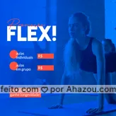 Escolha o tipo de aula que você quer fazer e venha se divertir e ter saúde com a gente.😄

#AhazouSaude #flex #auladeflex #flexibilidade  #boratreinar  #personal  #personaltrainer #promocional