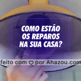 Você é do tipo que empurra com a barriga, ou tá sempre arrumando tudo?
#Reparos #AhazouServiços #Cuidados