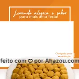 Agradecemos o depoimento e a preferência, querido cliente! #ahazoutaste #bolocaseiro  #confeitaria  #docinhos  #kitfesta  #foodlovers  #salgados #depoimento #cliente #avaliação