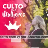 Venha celebrar conosco ao Senhor. Live dia [] ás []h ?‍?? #ahazou #cultodasmulheres #fé 