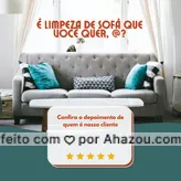 De limpeza de estofados e tapetes nós entendemos, entre em contato e faça agora mesmo o seu orçamento. #depoimento #AhazouServiços #limpeza #higienização  #estofados  #limpezadetapetes  #limpezadesofas 