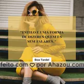 O nosso estilo transmite a nossa personalidade sem que nós precisemos dizer uma palavra, por isso, nunca deixe sua essência de lado ao se vestir! 😉
#AhazouFashion #lookdodia  #fashion  #OOTD  #style  #moda  #outfit 