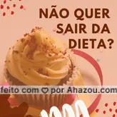 Experimente nossos deliciosos Cupcakes Fit. #doce #cupcake #ahazoudoces #fit #dieta #saudavel