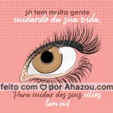 Você não precisa que cuidem da sua vida! Mas dos seus cílios sim! Entre em contato e agende o seu alongamento fio a fio. #sobrancelhas #cílios #lashes #beauty #AhazouBeauty #beleza #lovelashe