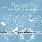Quer ter uma vida abençoada? Guarde este post para reler sempre que precisar de ânimo e forças para continuar, pois Deus está contigo em todos os momentos. 

#AhazouFé #Fé #VidaAbençoada #Motivacional #FéemCristo 

