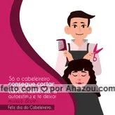 Ser cabeleireiro é mais do que apenas cortar ou arrumar os cabelos. É permitir que todos tenham uma autoestima melhor e muito bem-estar. #diadocabeleireiro #cabeleireiro #cabelo  #motivacional #hair #AhazouBeauty 