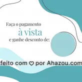Nas compras à vista você ganha um desconto de: (colocar aqui o desconto). Venha já fazer os móveis que sempre sonhou e que mais combinam com a sua casa. #pagamento #editavel #AhazouPlanejados  #moveisplanejados