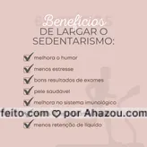 E sem dúvida além de estar mais saudável você terá muito mais disposição para fazer qualquer coisa e isso não tem dinheiro que pague! ?‍♀
 #AhazouSaude #sedentarismo #beneficios #dicas #dica #saude #saudavel #disposicao  #qualidadedevida #viverbem #cuidese