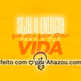 Você atrai a energia que você entrega. Exale boas energias!
#ahazou #frasesmotivacionais  #motivacionais  #quote  #motivacional  