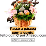 Esse convite é válido para você, sua família e seus amigos. Já deixe anotado no calendário e defina um lembrete para que a gente posso se encontrar. 🤩 #ahazou #páscoa #convitedepáscoa #convite #diadepáscoa 