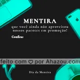 Você não vai perder essa oportunidade de impulsionar sua marca, vai? ??
#mktdigital  #marketingdigital #AhazouMkt #diadamentira 
