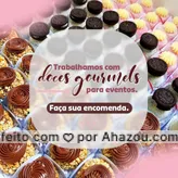 Utilizamos produtos nobres para a confecção de nossos doces gourmets. Aqui tem qualidade em cada docinho produzido. Entre em contato agora mesmo e faça sua encomenda. #ahazoutaste #gourmet #kitfesta #salgados #docinhos