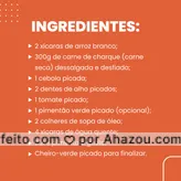 Pensou em preparar uma receitinha super saborosa para curtir o dia dos pais com seu paizão, mas estava sem ideia? Então já vai correndo no mercado para garantir os ingredientes e bora botar a mão na massa pra criar um arroz carreteiro simples, mas super gostoso e irresistível! E não deixe de compartilhar essa dica com aquele(a) amigo(a) que também está desesperado(a) para criar algo inesquecível e mega saboroso. #ahazoutaste #diadospais #receita #dicadereceita  #gastronomia  #foodlover  #foodie  #culinaria 