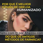 Para começar os antigos métodos são feitos por meio da "brutalidade", seja ele com a aplicação de força para furar a orelha ou pelo aparelho que realiza o furo com um disparo, bem como o barulho do disparo. Todos esses métodos são traumáticos para um bebê e fazem com que sintam dores desnecessárias. Já o método de furo humanizado, além das pomadas anestésicas, utilizam de procedimentos que evitam as dores e até mesmo desconfortos. E o mais importante: ele é muito higiênico e diminui a possibilidade de inflamação ou furos tortos. #brinco #furohumanizado #AhazouInk #convite #dicas #orelhafurada