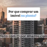 Ao comprar um imóvel na planta você consegue melhores condições de pagamento e mais tempo para se programar. Por não estar finalizado, o preço costuma ser mais baixo e a entrada facilitada durante o projeto. Além disso, você terá instalações novas que evitarão possíveis gastos com manutenção! Você já conferiu os nossos lançamentos? #imovelnaplanta #imoveis #AhazouImobiliaria #AhazouConstrutora #consultoriadeimoveis #corretordeimoveis #mercadoimobiliario #AhazouImobiliaria #AhazouConstrutora 