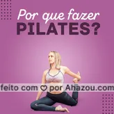 Porque o Pilates é uma ótima alternativa para quem odeia academia, ele é mais dinâmico, divertido, foca na postura, na elasticidade do corpo e respiração. Além dele trazer firmeza para os músculos, ele ajuda a acalmar a mente e desacelerar o ritmo do dia a dia.#AhazouSaude #fitness  #pilates  #pilatesbody  #pilateslovers  #workout 