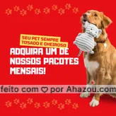 Aproveite para adquirir hoje mesmo um de nossos pacotes mensais de banho e tosa, seu pet ficará sempre limpo e tosado. 🐶🧽 #AhazouPet #banhoetosa #instapet #petshop #petshoponline #tosahigiênica #cachorro #pacotebanhoetosa