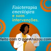 A fisioterapia oncológica conta com diversas intervenções fisioterapêuticas que auxiliam no tratamento dos sintomas referentes a patologia do paciente. Desta forma apresento algumas dessas intervenções: analgesia, alongamentos (passivos e ativos), exercícios de fortalecimento muscular (com ou sem carga), exercícios de amplitude de movimento, exercícios cardiorrespiratórios, exercícios pulmonares (cinesioterapia respiratória, manobras de higiene brônquica, manobras de reexpansão pulmonar), entre diversas outras. Entre em contato para saber mais. #tratamento #AhazouSaude  #fisio #fisioterapia #fisioterapiaoncologica