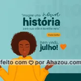 Comece a escrever uma nova história, mas lembre-se de acreditar nela e não desistir do que você quer para você. 💜 #AhazouEdu #aulaemgrupo #aulaparticular #aulasdeespanhol #aulasdeingles #aulasdefrances #bemvindojulho