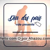 Seu Pai merece o melhor presente do mundo, e este é o nosso vale presente (colocar aqui o que vem no vale presente). Dê o nosso vale que nós daremos a Ele o nosso melhor. #diadospais #ahazou #valepresente #editavel