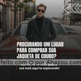 Não é difícil achar uma loja que venda jaquetas de couro original e verdadeira, principalmente porque você nos encontrou! Venha nos fazer uma visita ou solicite fotos no direct do Instagram para conhecer nossos modelos e opções. #convite #jaqueta #couro #AhazouFashion #moda #modaparahomens #modamasculina