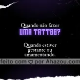 Não é indicado para mulheres grávidas e que estão amamentando fazer uma tatto porque caso haja alguma contaminação, o feto ou o bebê podem ser infectados, por isso, espere esse período passar! 😉
#tattoo #dicasdetattoo #AhazouInk #cicatrizacao   #tatuagem  #estudiodetattoo 